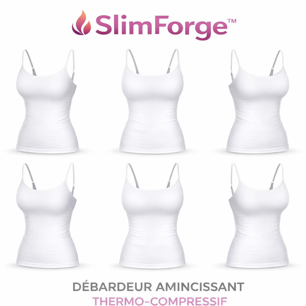 SlimForge™ Débardeur Amincissant Thermo-Compressif | Affinez votre silhouette en 30 secondes dès que vous l’enfilez !