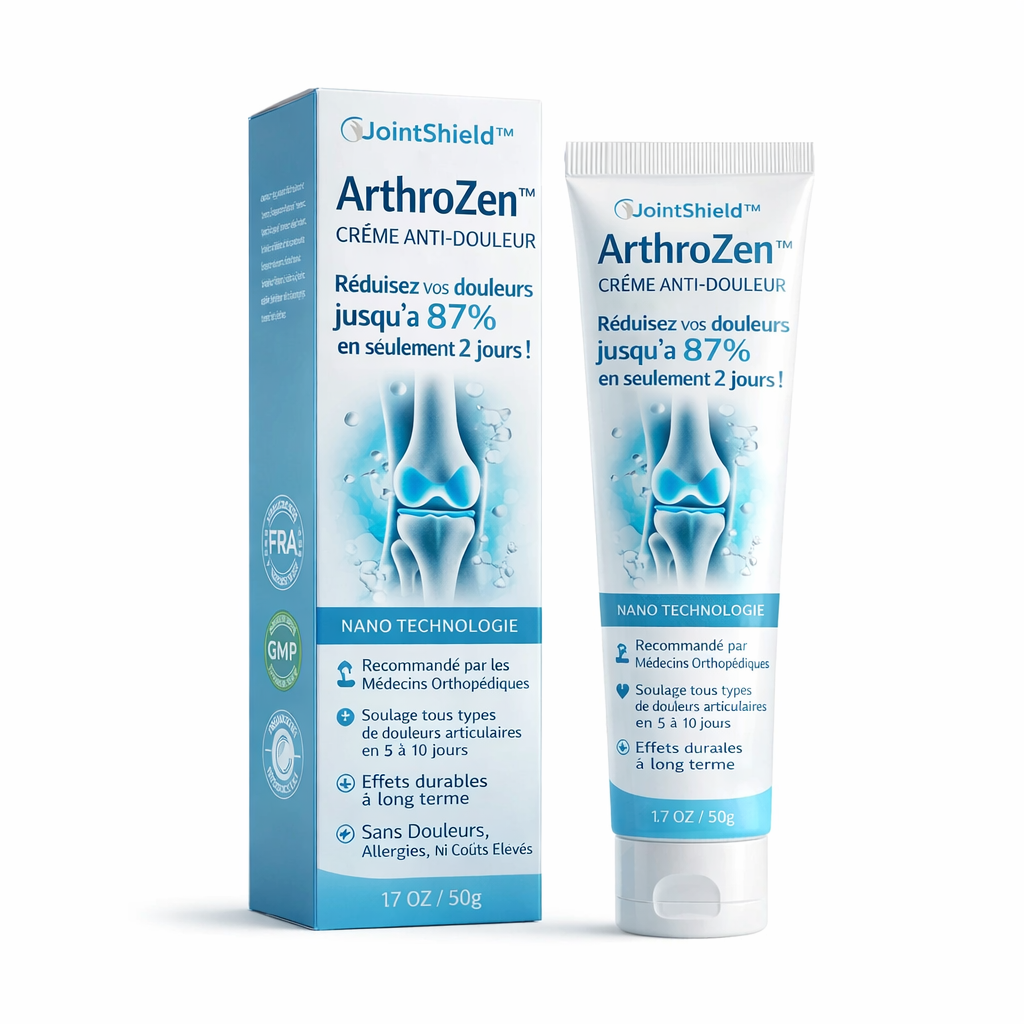 ArthroZen™ Crème Anti-Douleur | Réduisez vos douleurs jusqu’à 87% en seulement 2 jours !