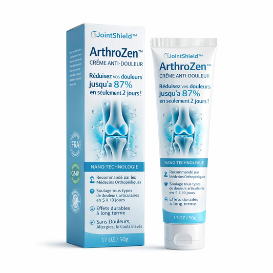 ArthroZen™ Crème Anti-Douleur | Réduisez vos douleurs jusqu’à 87% en seulement 2 jours !
