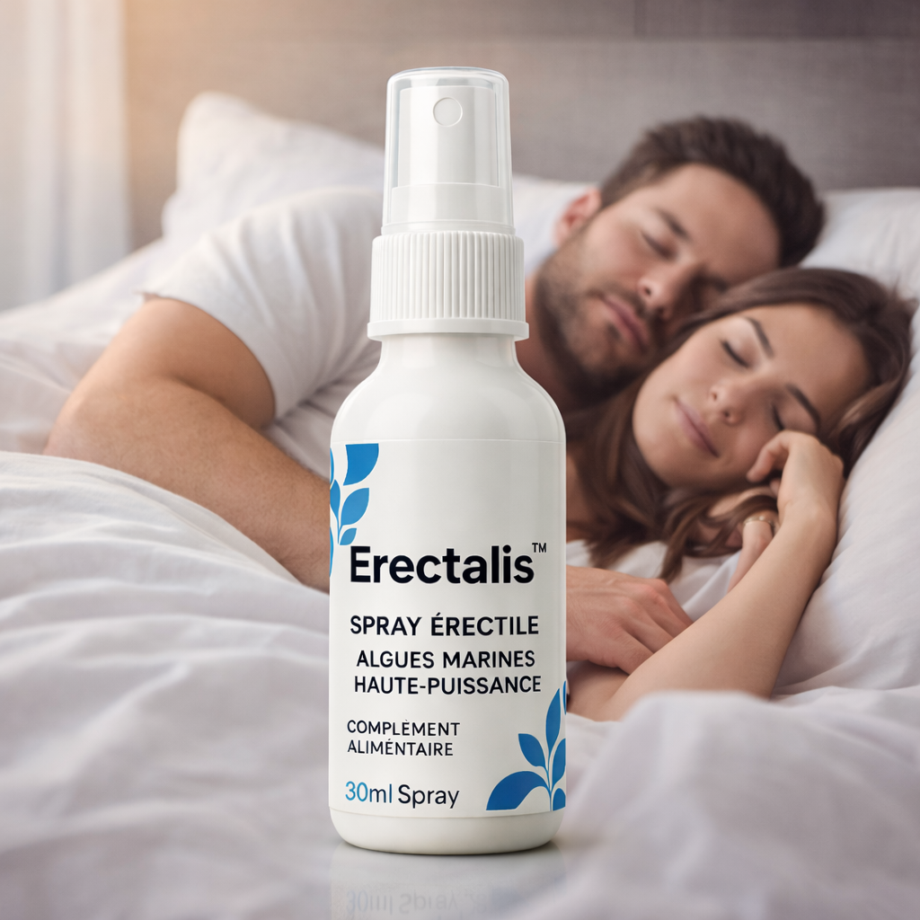 Erectalis™ Spray Érectile Algues Marines Haute-Puissance | Obtenez une érection rock-solide en 43 secondes !