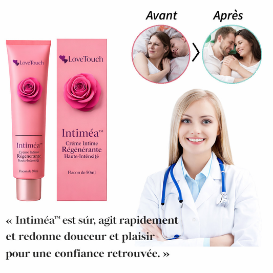 Intiméa™ Crème Intime Régénérante Haute-Intensité | Ravive 95 % du plaisir sexuel en seulement 24h – sans hormones ni chirurgie!