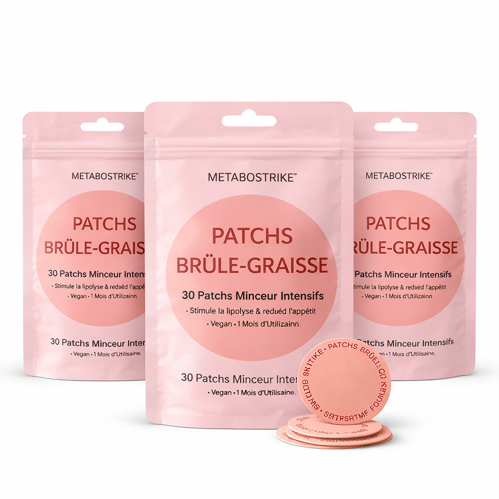 MetaboStrike™ Patch Brûle-Graisse Intensif | Perdez jusqu’à 4,7 kg en 5 jours sans régime !