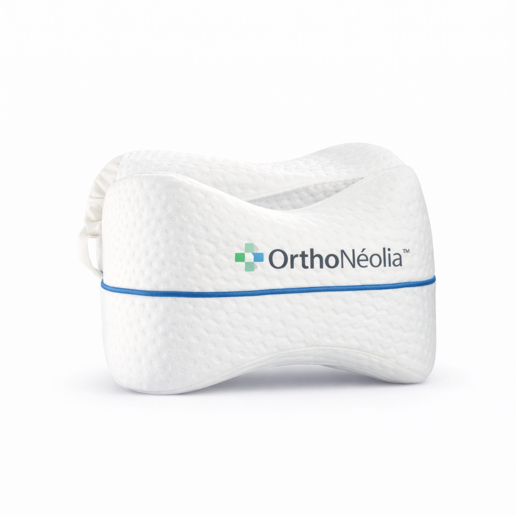 OrthoNéolia™ Coussin Orthopédique Genoux | Soulagez vos douleurs en 7 minutes !