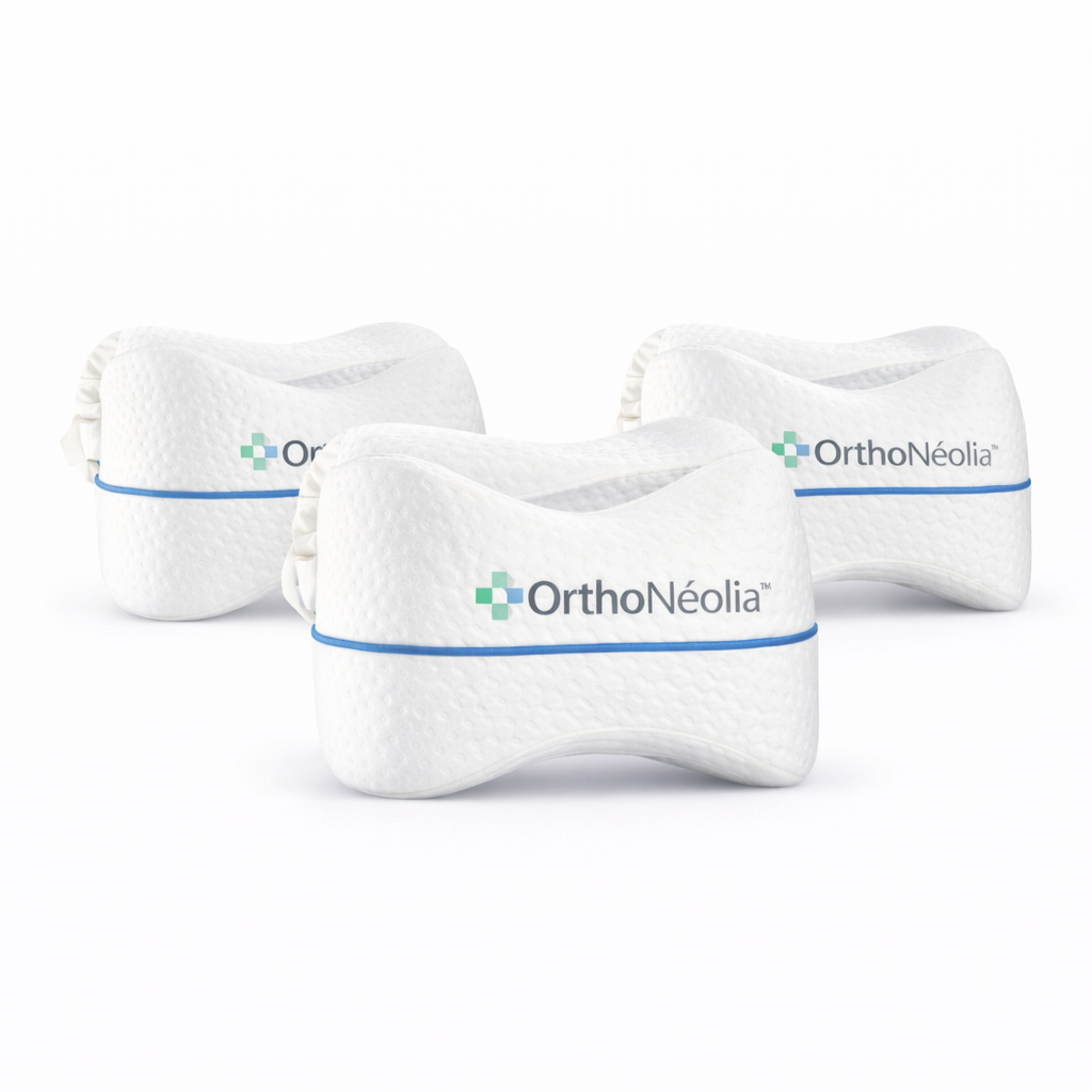 OrthoNéolia™ Coussin Orthopédique Genoux | Soulagez vos douleurs en 7 minutes !