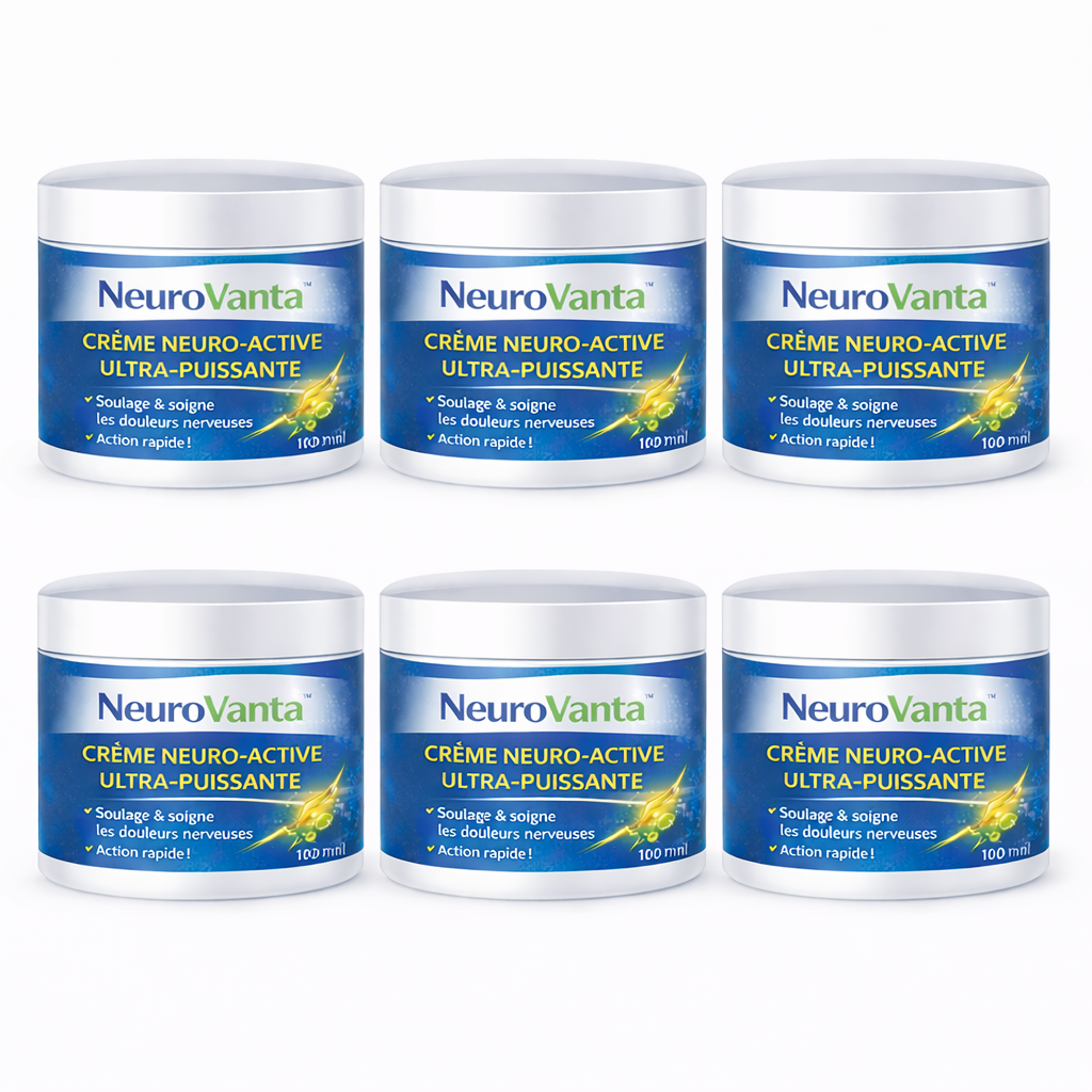 NeuroVanta™ Crème Neuro-Active Ultra-Puissante | Stoppez engourdissements et picotements en 5 jours seulement !