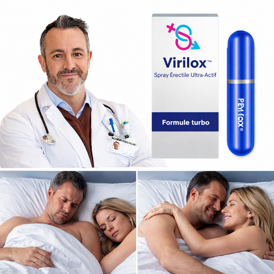Virilox™ Spray Érectile Ultra-Actif | Retrouvez une érection dure comme l’acier en 3 minutes !