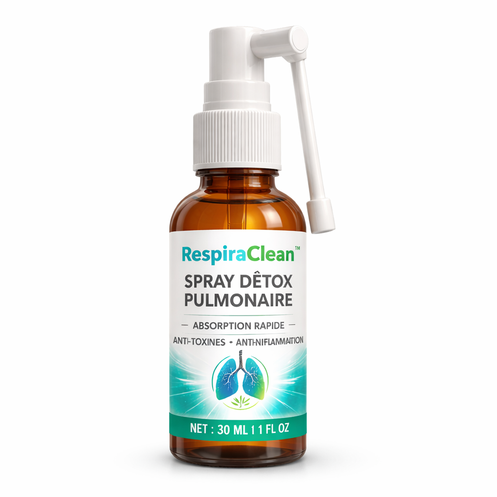 RespiraClean™ Spray Détox Pulmonaire | Libérez vos poumons et expulsez 99% des toxines en 7 jours !