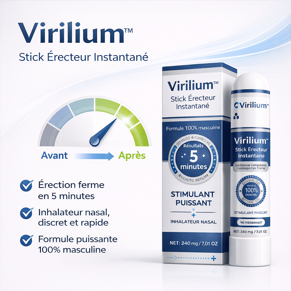 Virilium™ Stick Érecteur Instantané | Déclenchez une érection ultra-ferme en 5 minutes – sans pilule !