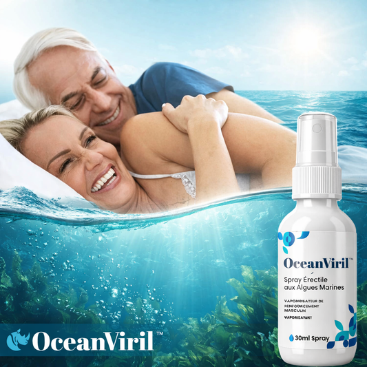 OceanViril™ Spray Érectile aux Algues Marines | Retrouvez une érection dure comme le roc en 43 secondes !