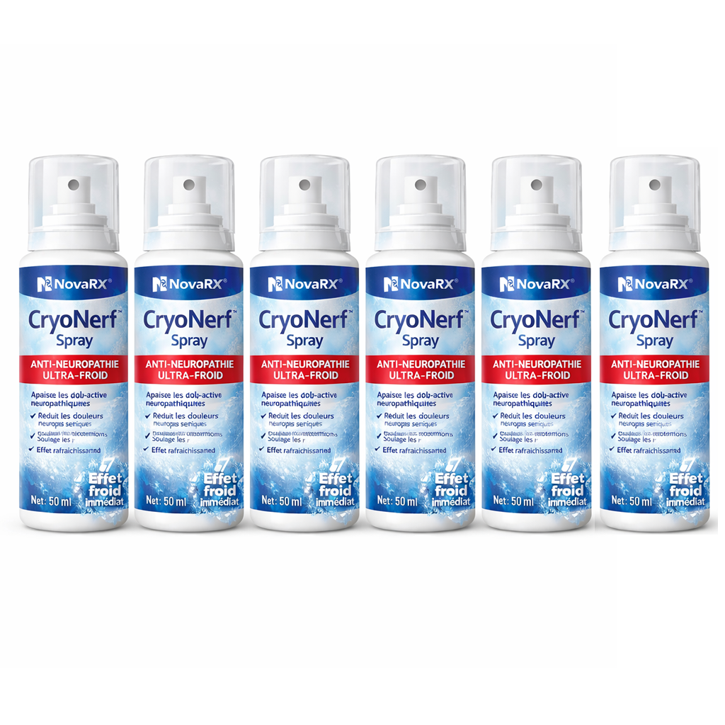 CryoNerf™ Spray Anti-Neuropathie Ultra-Froid | Neutralisez la douleur nerveuse en 120 secondes !