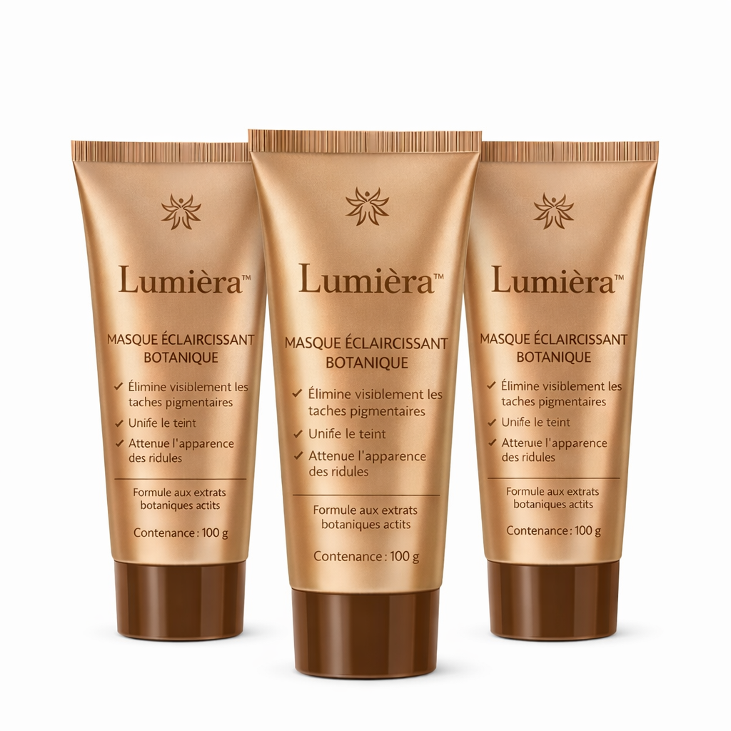 Lumièra™ Masque Éclaircissant Botanique | Efface les taches brunes en 10 minutes par jour !