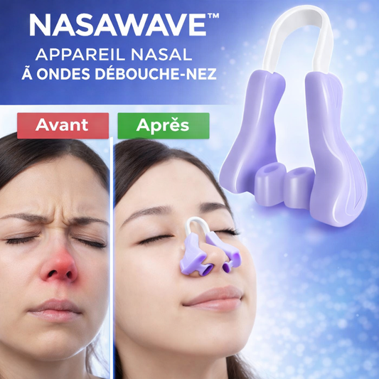 NASAWAVE™ Appareil Nasal à Ondes Débouche-Nez | Éliminez le mucus incrusté et respirez librement en 3 minutes !