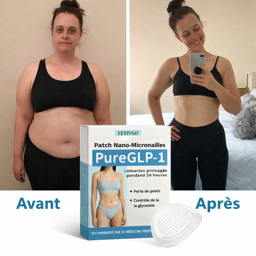 SlimGLP™ Patch Nano PureGLP-1 | Faites fondre la graisse sans effort dès les premières heures !