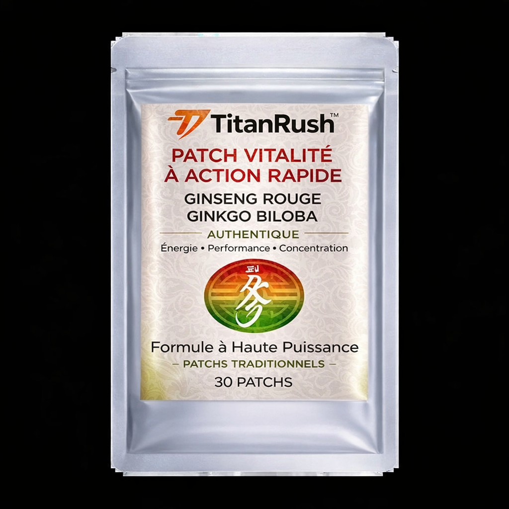 TitanRush™ Patch Vitalité Érectile à Action Express | Retrouvez une érection en béton armé en 3 minutes chrono !