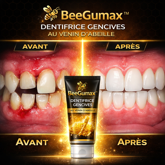 BeeGumax™ Dentifrice Gencives au Venin d’Abeille | Stoppez les saignements et raffermissez vos dents en 7 jours !