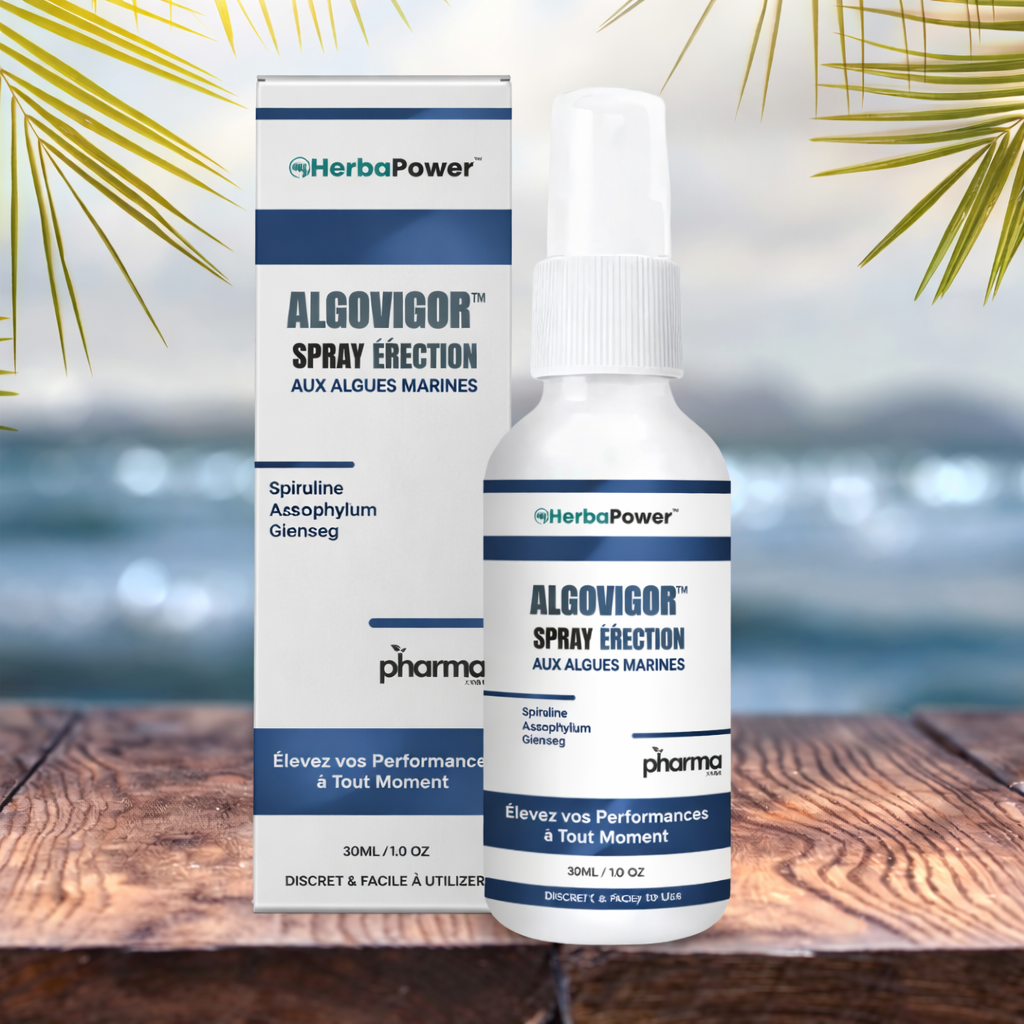 Algovigor™ Spray Érection aux Algues Marines | Obtenez une érection dure en moins d’une minute !