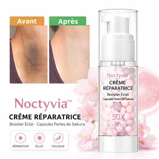 Noctyvia™ Crème Réparatrice | Efface les taches sombres et répare la peau dès la première nuit !