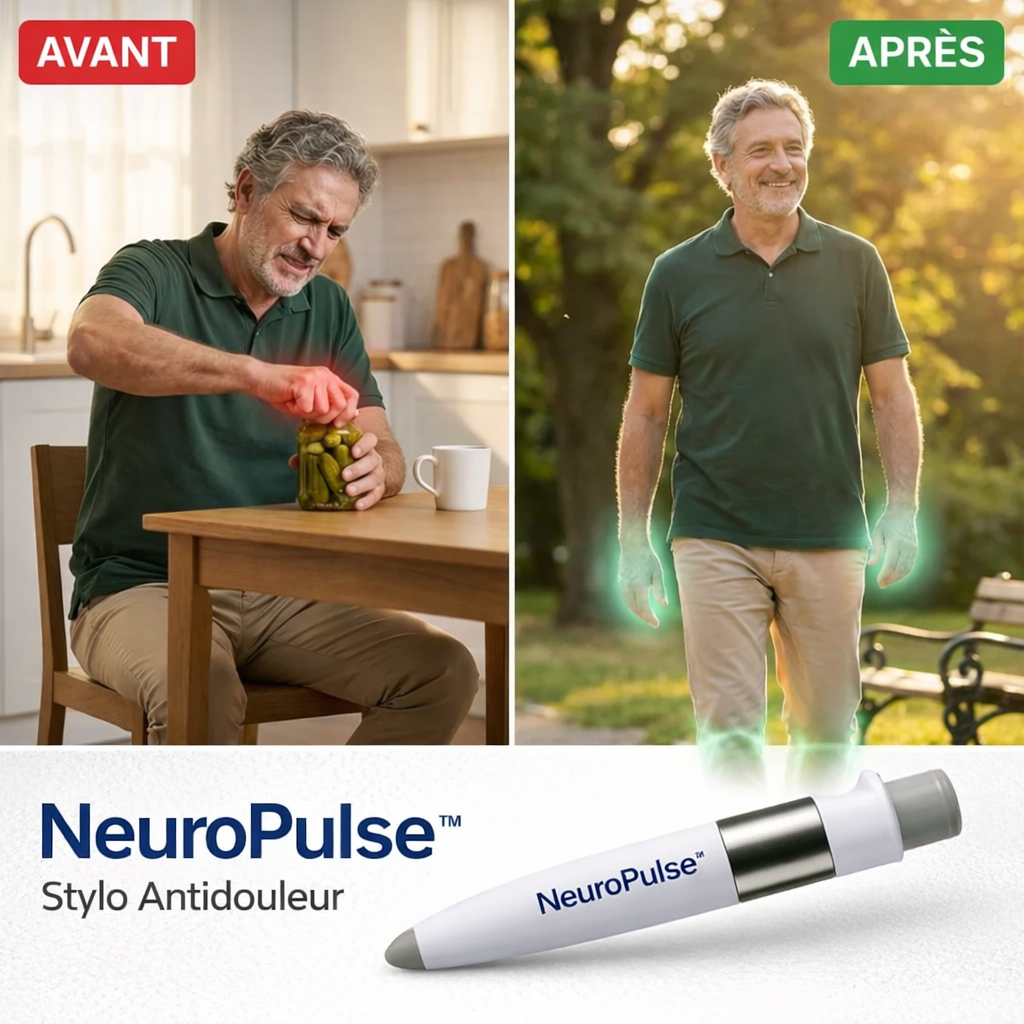 NeuroPulse™ Stylo Antidouleur | Stoppez la douleur en quelques secondes, sans médicaments !