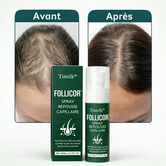 Follicor™ Spray Repousse Capillaire | Faites repousser vos cheveux en 14 jours !