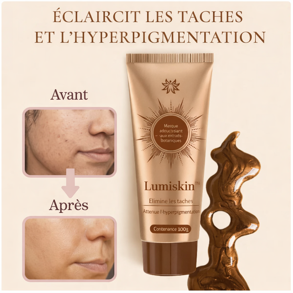 Lumiskin™ Masque Éclaircissant aux Extraits Botaniques | Efface les taches brunes en 10 minutes par jour!