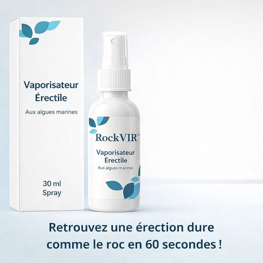 RockVIR™ Vaporisateur Érectile aux Algues Marines | Retrouvez une érection dure comme le roc en 60 secondes !