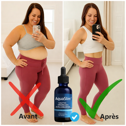 AquaSlim™ Gouttes Draineuses Ultra-Concentrées | Dégonflez votre ventre et vos jambes en 14 jours chrono !