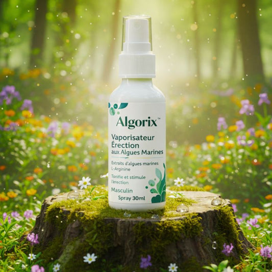 Algorix™ Vaporisateur Érection aux Algues Marines | Retrouvez une érection dure comme le roc en 43 secondes !