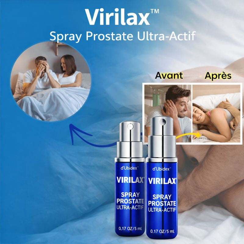 Virilax™ Spray Prostate Ultra-Actif | Retrouvez une érection puissante et durable en 3 minutes !