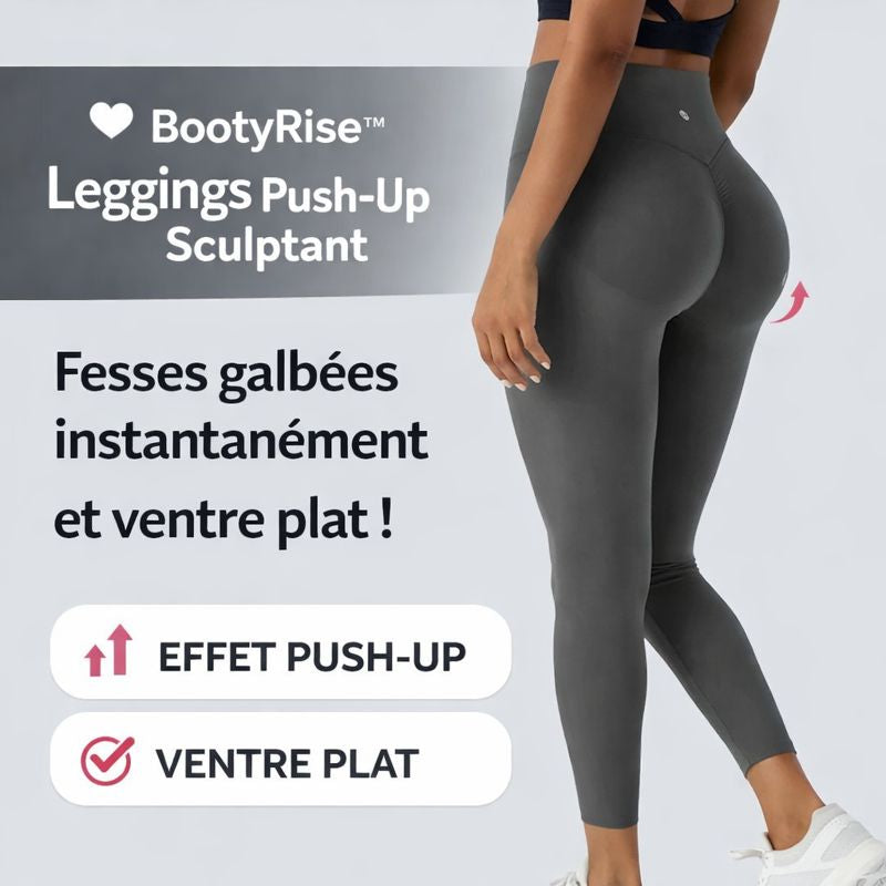 BootyRise™ Leggings Push-Up Sculptant | Fesses galbées instantanément et ventre plat !