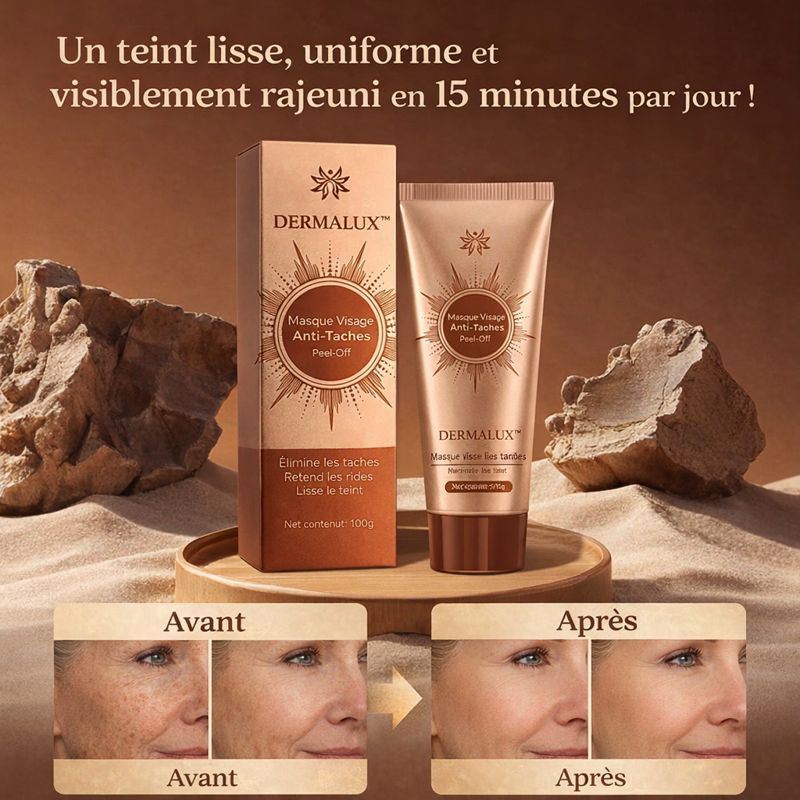 Dermalux™ Masque Visage Anti-Taches | Un teint lisse, uniforme et visiblement rajeuni en 15 minutes par jour !