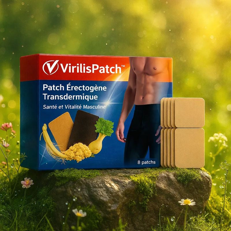 VirilisPatch™ Patch Érectogène Transdermique | Retrouvez une érection en 3 minutes !