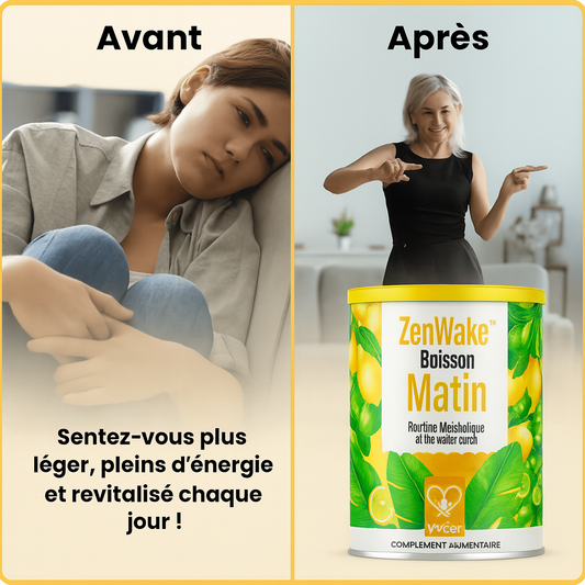 ZenWake™ Boisson Matinale Naturelle | Énergie, légèreté et clarté en 5 minutes chaque matin!