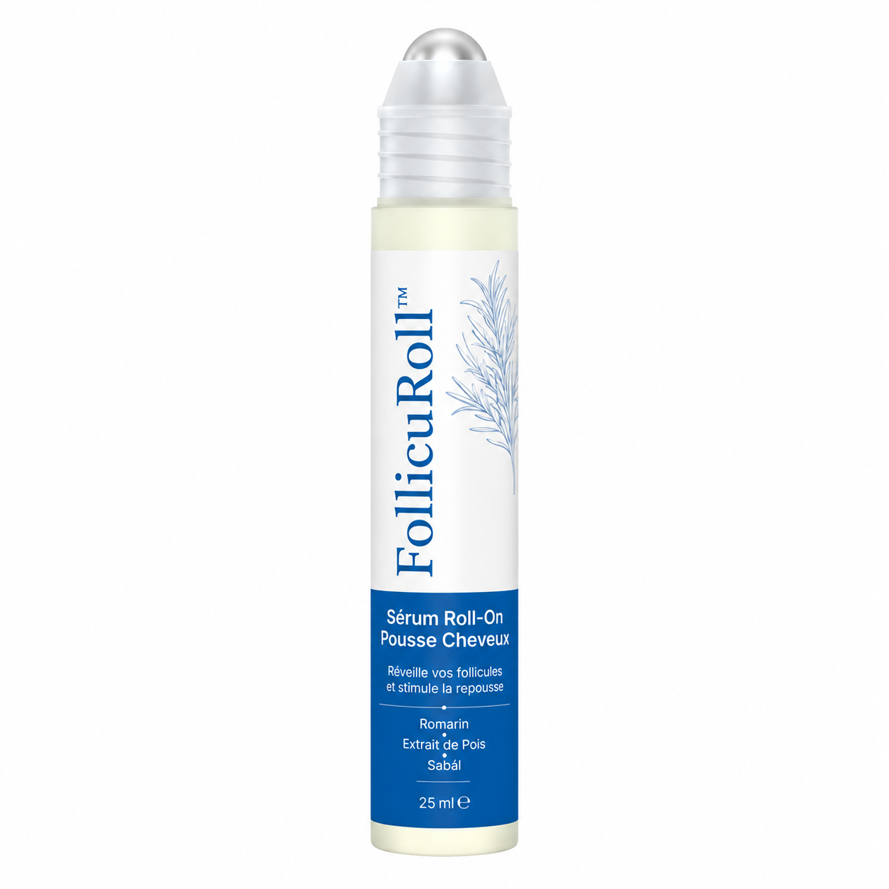 FollicuRoll™ Sérum Roll-On Pousse Cheveux | Réveillez vos follicules endormis et retrouvez des cheveux plus denses en 3 semaines !