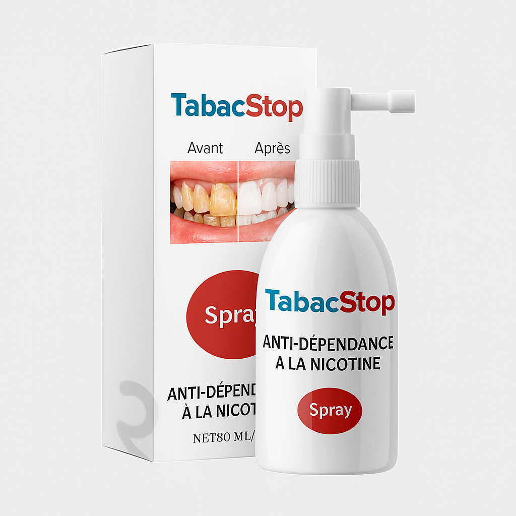 TabacOff™ Spray Anti-Dépendance à la Nicotine | Coupez l’envie de fumer en seulement 2 jours!
