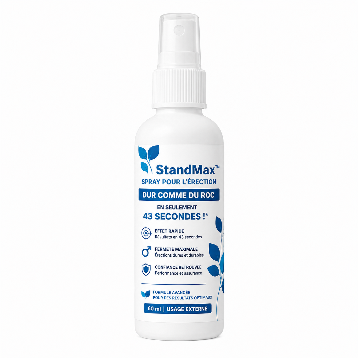 StandMax™ Spray pour l'érection | Dur comme du roc en seulement 43 secondes !