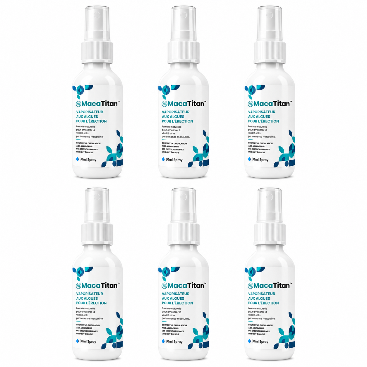 MacaTitan™ Vaporisateur aux algues pour l’érection | Érections dures comme du roc en 43 secondes !