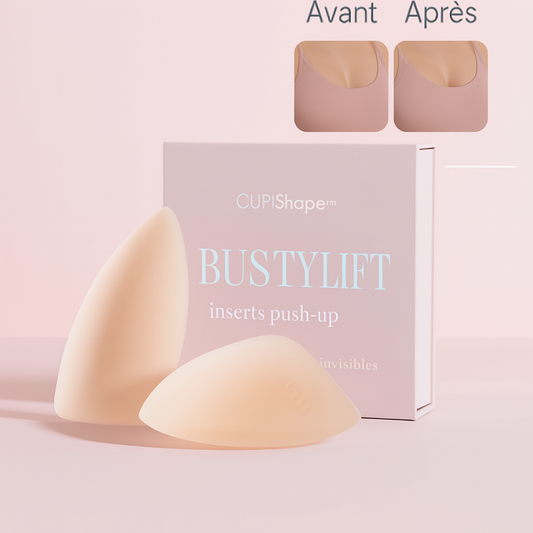 BustyLift™ Inserts Push-Up Invisibles | Rehaussez votre poitrine jusqu’à +2 tailles, sans soutien-gorge!