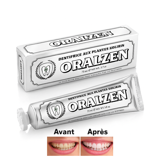 OralZen™ Dentifrice Aux Plantes Kolirin | Élimine les problèmes bucco-dentaires dès les premiers brossages!