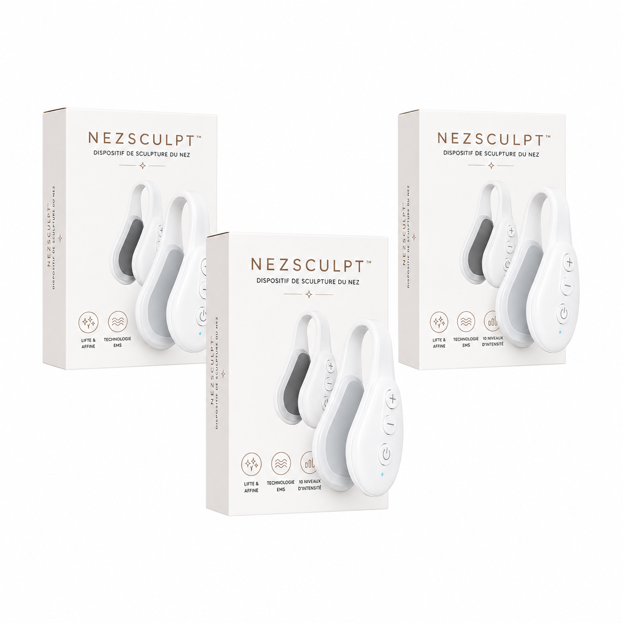 NezSculpt™ Dispositif de Sculpture du Nez | Affinez votre profil et redessinez votre nez à domicile, sans chirurgie ni douleur !