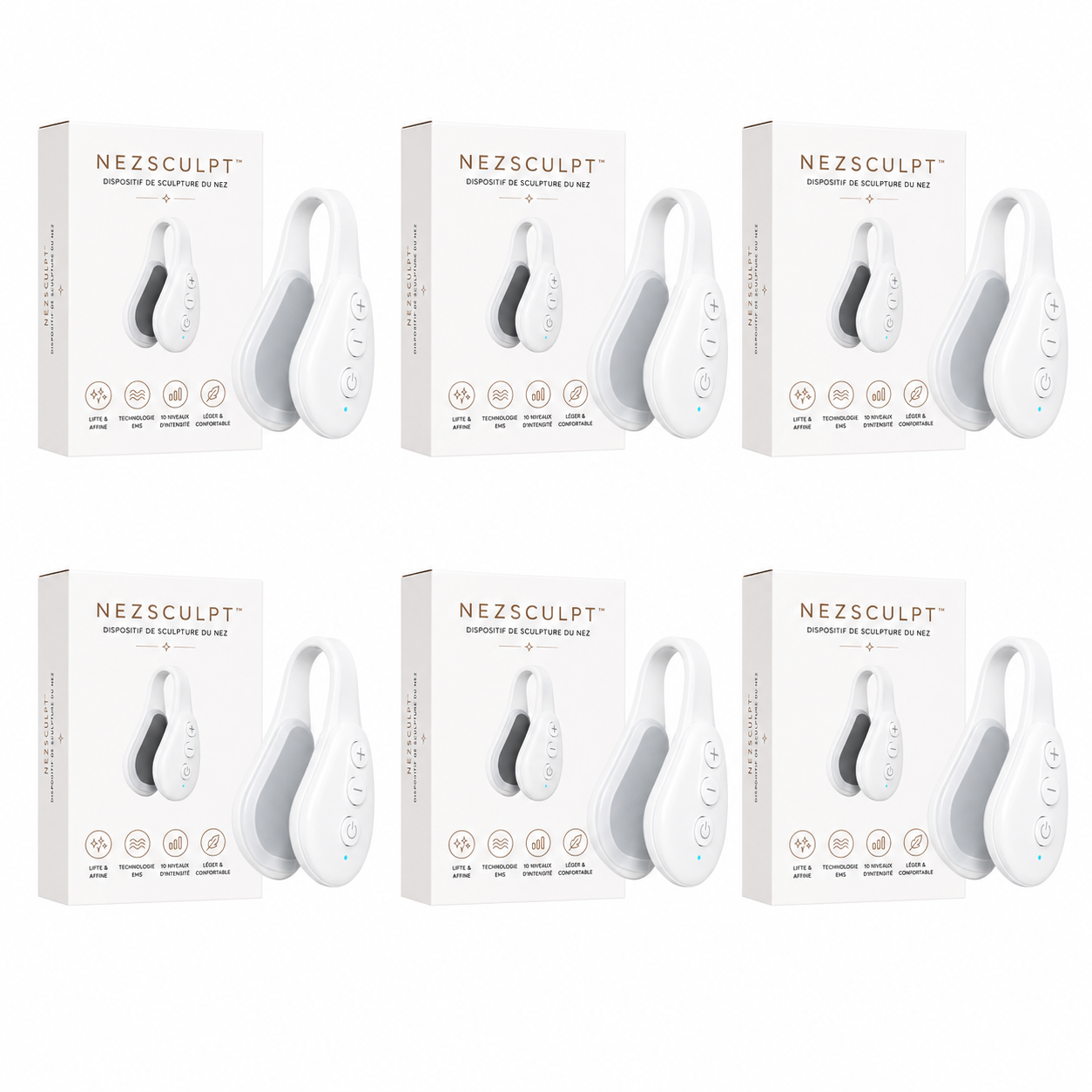 NezSculpt™ Dispositif de Sculpture du Nez | Affinez votre profil et redessinez votre nez à domicile, sans chirurgie ni douleur !