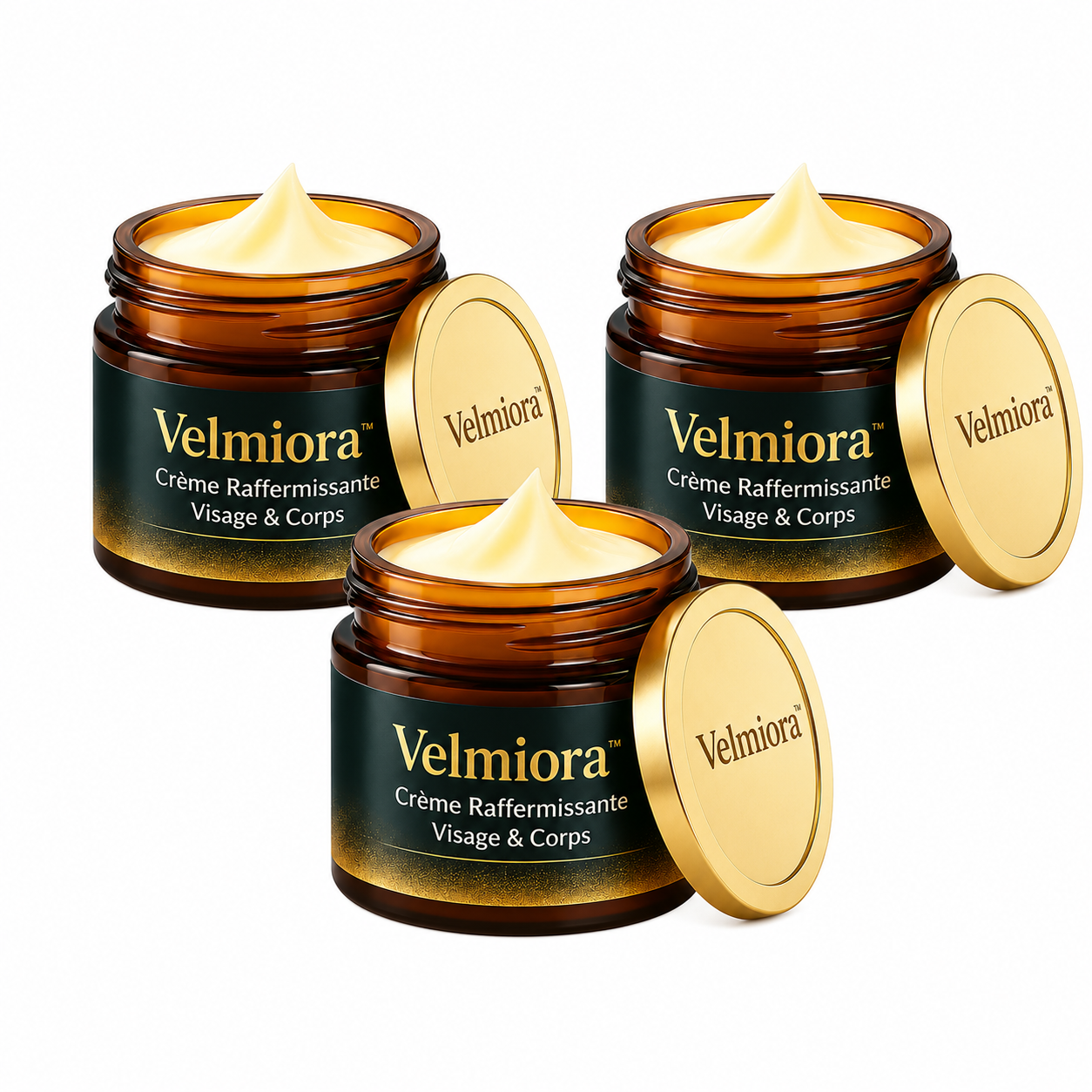 Velmiora™ Crème Raffermissante Visage & Corps | Retend votre peau et lisse vos rides en seulement 10 minutes !
