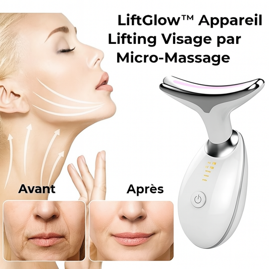 LiftGlow™ Appareil Lifting Visage par Micro-Massage | Rajeunit visiblement la peau en 5 minutes, sans aiguille ni injection!