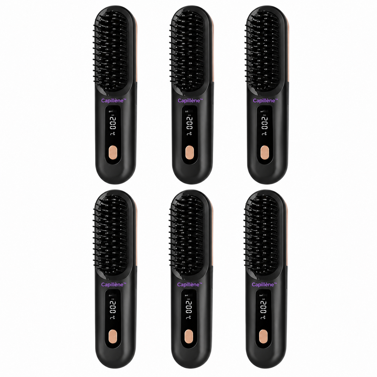 Capillène™ Brosse Coiffante Cheveux Courts | Obtenez un brushing volumineux en 2 minutes, sans coiffeur !