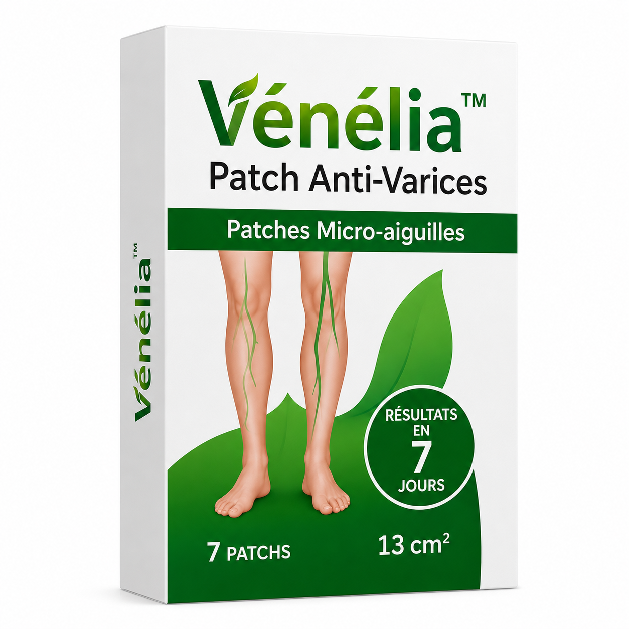 Vénélia™ Patch Anti-Varices | Éliminez les varices visibles et retrouvez des jambes lisses en 7 jours chrono !
