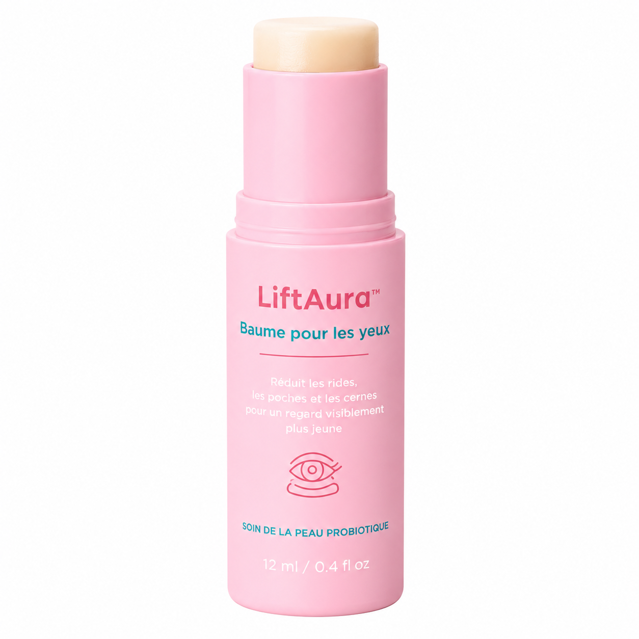 LiftAura™ Baume pour les yeux | Obtenez des paupières jusqu’à 93 % plus fermes et visiblement liftées en seulement 2 heures !