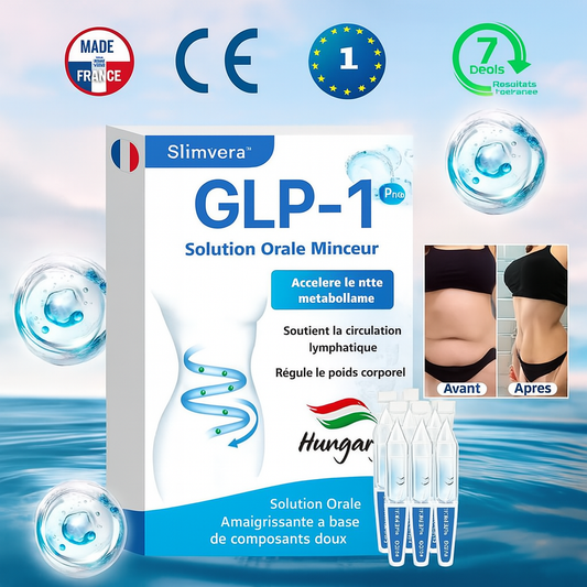 Slimvera™ Solution Orale Minceur GLP-1 | Élimine le poids, améliore votre santé et soulage vos articulations en 10 minutes!