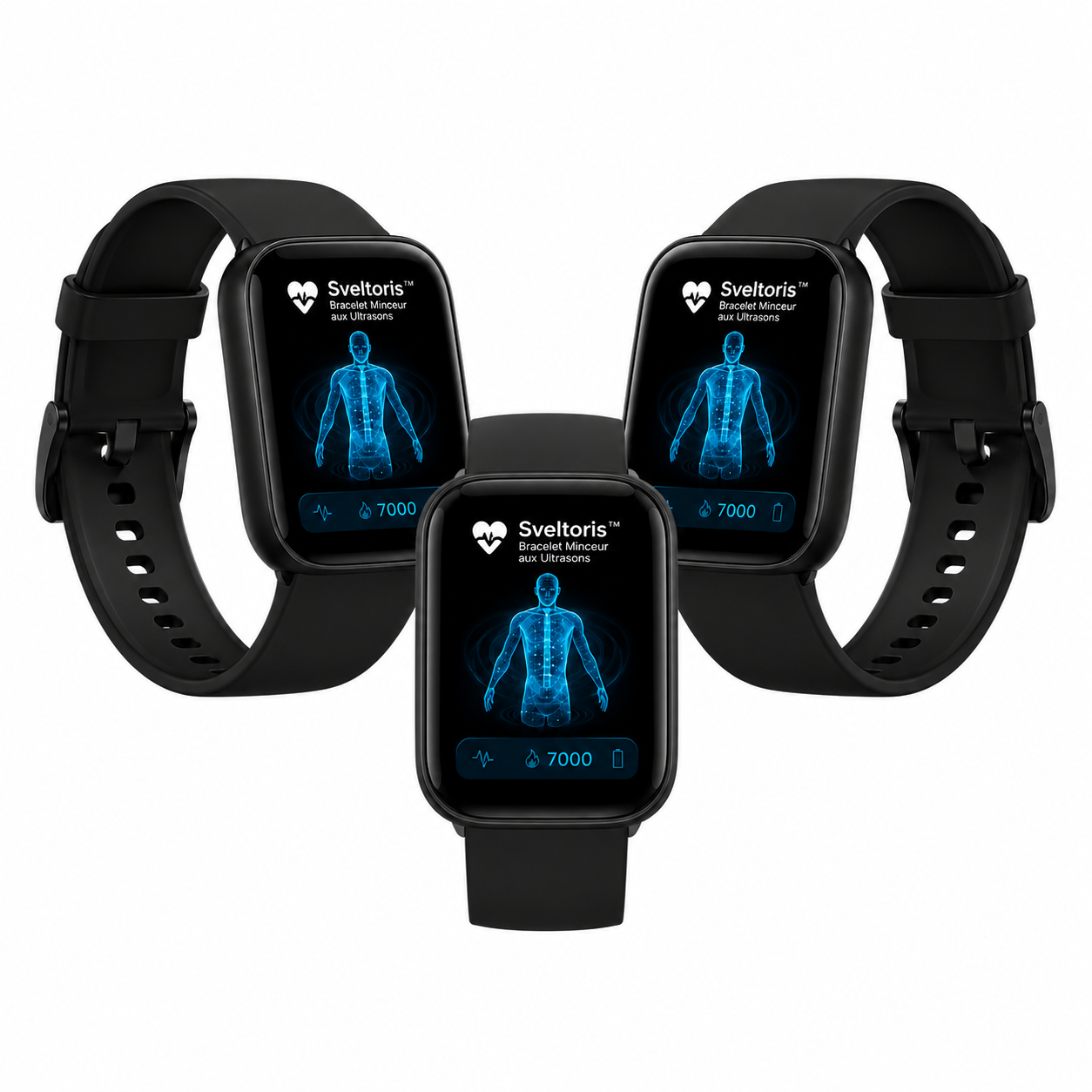 Sveltoris™ Bracelet Minceur aux Ultrasons | Élimine la Graisse et Détoxifie en un Instant!