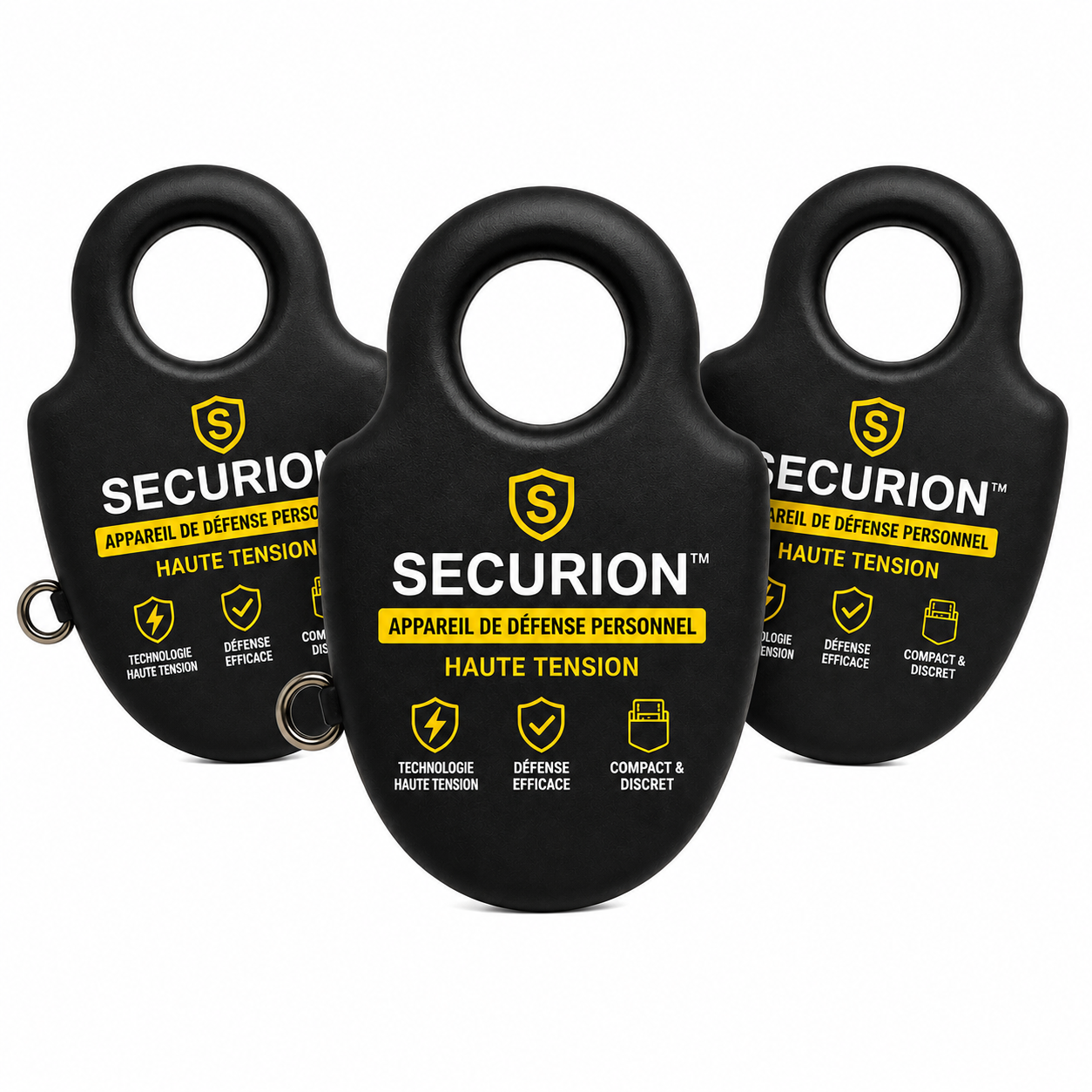 Securion™ Appareil de Défense Personnel Haute Tension | Neutralise tout agresseur en 1 seconde, sans effort!