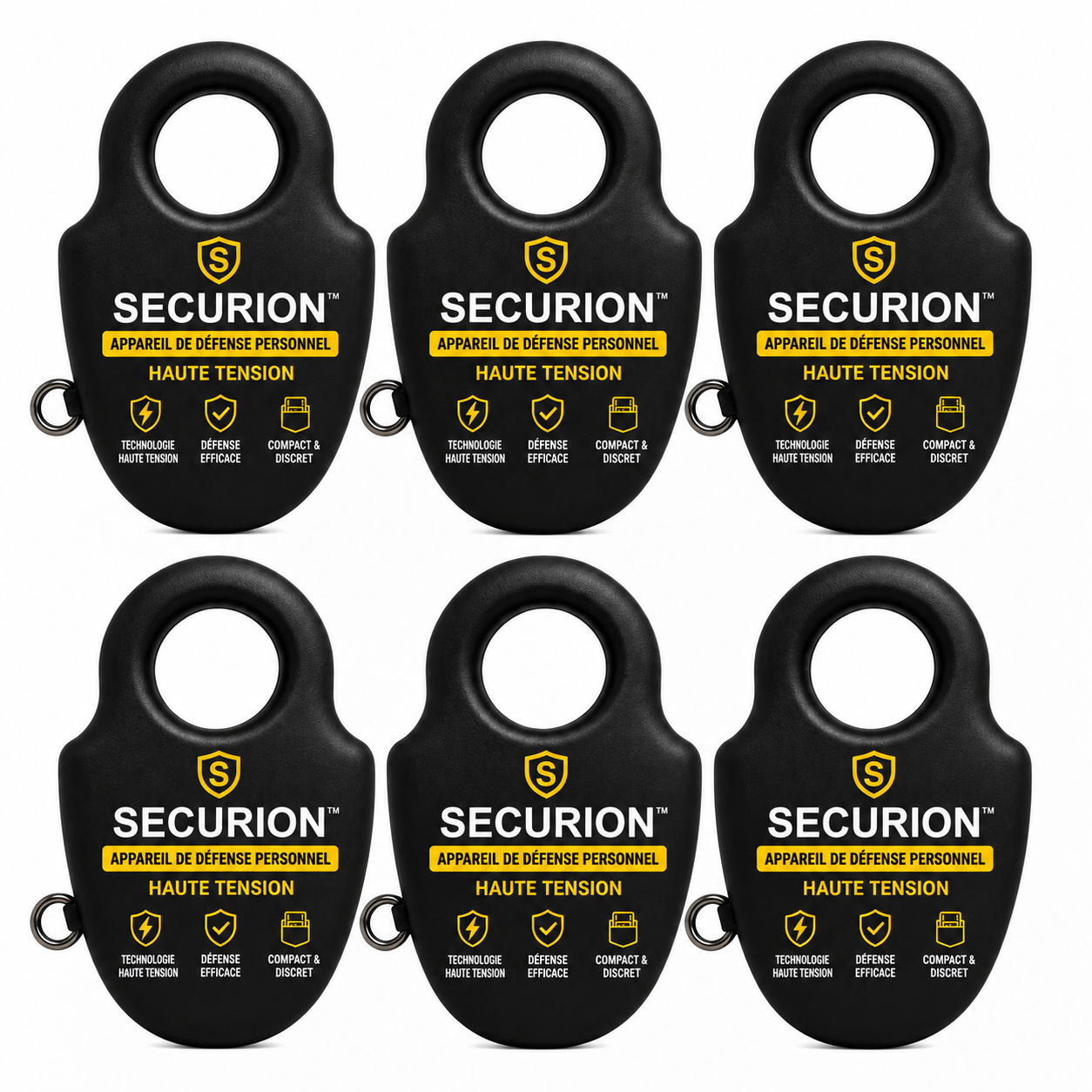 Securion™ Appareil de Défense Personnel Haute Tension | Neutralise tout agresseur en 1 seconde, sans effort!