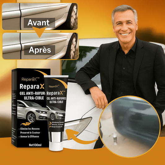 ReparaX™ Gel Anti-Rayures Ultra-Ciblé | Efface 98 % des rayures en 30 secondes!